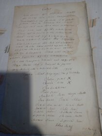 Staré 1868 ručne písané dokumenty - 8
