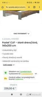 Posteľ Clif - 8