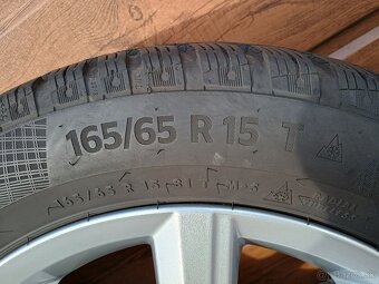 Zimná sada kolies originál VW UP, 4x100 R15 - 8