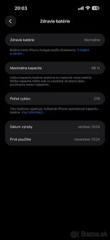 IPhone 16 Pro Max 256 GB čierny, TOP stav - 8