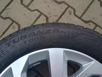 Orig. sada Audi, VW, Škoda, Seat 5x112 R17 + pneu 215/55 R17 - 8