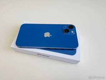 APPLE IPHONE 13 128GB BLUE ,BATERKA 100% - 8