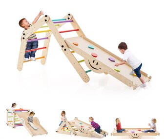 Montessori piklerov trojuholnik preliezka šmýkačka - 8