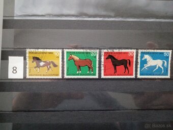 Poštové známky č.497 - FAUNA, flóra, rôzne - 20 sérií - 8