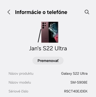 Samsung Galaxy S22 Ultra 128GB - 8