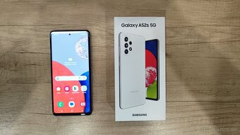 Samsung Galaxy A52 5G white - 128GB/6GB RAM – ako nový + zár - 8