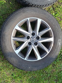 Disky 17" Mazda , 5x114,3 + Zimné pneu 225/65/R17 - 8