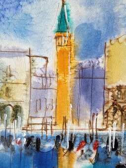 Michael Rosenwein - Koncert c mol (Akvarel), figurativne um. - 8