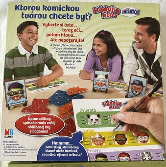 "NOVÀ"Hádaj kto - Mišmaš - Hasbro za 12EUR - 8