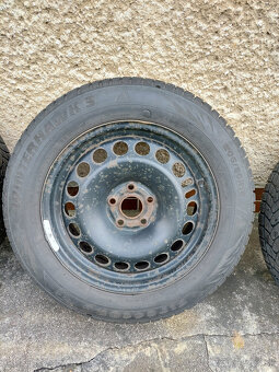 Plechové disky 6 1/2 J x 16H2 IS39 + 205/60 R16 Firestone W - 8