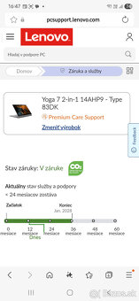 Predam LENOVO Yoga 7 2v1 14AHP9 OLED, Arctic Grey - 8