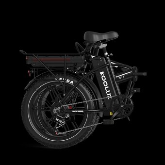 Skladací ektricky bicykel Fatbike 0 Km 24 Ah Bateria Moped - 8