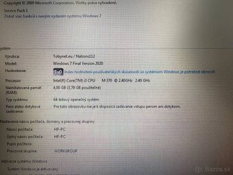 HP ProBook 6450b / i3 M370 / 4GB RAM / 250GB HDD - 8