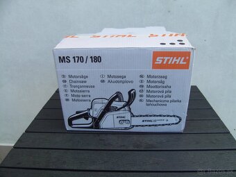 Benzínová reťazová píla Stihl MS 170-TAKMER NOVÁ - 8