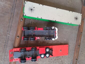 Stará plechová hračka - kamión RABA - 8