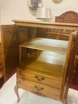 Vintage komoda, drevo, v119cm, s74cm, h42 cm - 8