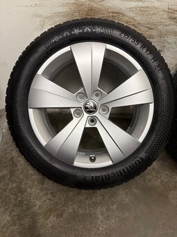 Zimná sada 5x112 R17 , 215/55/17 Škoda Triton Superb Passat - 8