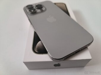 apple iphone 15 PRO MAX 256gb Natural Titanium / Batéria 100 - 8
