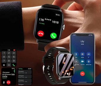Fitness smart hodinky X8 (čierne, sivé, ružové, zlaté) - 8