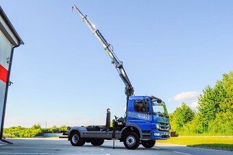 MERCEDES 1218 NOVÝ HÁKOVÝ NOSIČ KONTAJNEROV HYDRAULICKÁ RUKA - 8