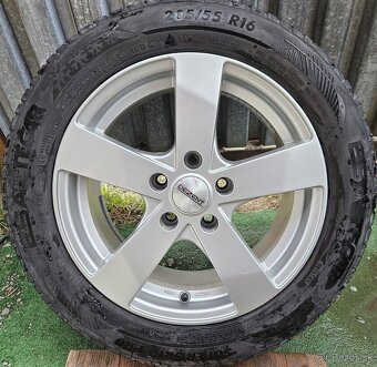 Nemecké disky DEZENT 5x112 r16 + zimné 205/55 r16 - 8