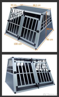 Klietka pre 2 psov do auta - 8