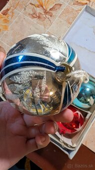 Retro vianocne ozdoby - 6 ks gul - 8