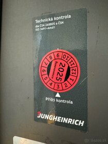 El. vysokozdvižný vozík Jungheinrich EFG 430 r.2018 TOP stav - 8