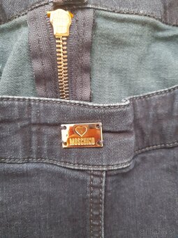 Riflové šaty MOSCHINO č.S - 8