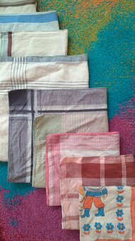 Predám utierky,uteráky,obrusy,dečky,vreckovky,šperky,traky - 8