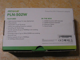 Powerline adapter Amiko PLN-502W - 8