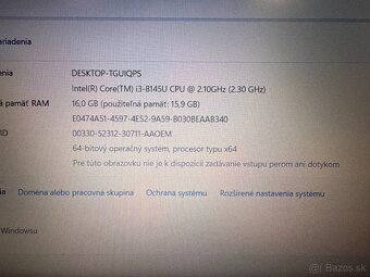 Notebook Dell Vostro 15 3580 / i3-8145U / 16GB / SSD + HDD - 8