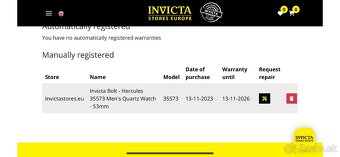 Invicta Bolt - Hercules 35573 Men's Quartz Watch - 53mm. - 8