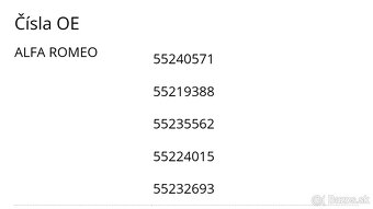 Spojka LUK, koncern Fiat, Lancia, AlfaRomeo, 1.4i - 8