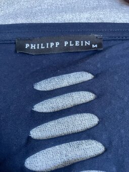 Philipp Plein dámske tričko – modré, veľkosť M - 8