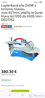 Predám Lupienkovú pílu 240W s brúsnou hlavou, - 8