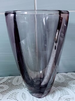 Hutné sklo - misy , váza - 8