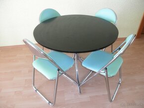 Stôl + 4 stoličky - 8