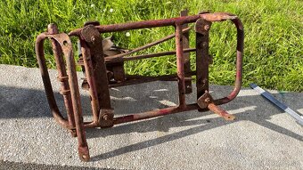 Tandemové sedačky + stupačky na predvojnové motocykle - 8