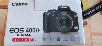 Canon EOS 400D + objektív EF-S 18-55 - 8