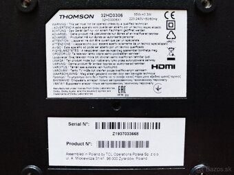32" Thomson 32HD3306 - 8