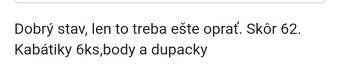 Balicek veci 56,62+ďalšie veci - 8
