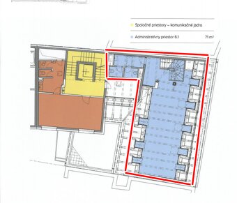 Reprezentatívne kancelárie v centre s parkovaním a terasou,  - 8