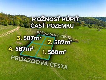 IBA U NÁS Pozemok na samote s nádhernými výhľadmi - Zubák - 8