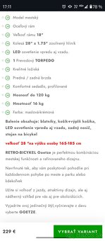Mestský bicykel Goetze 28 - 8