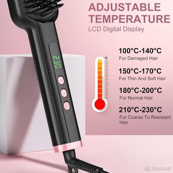 Žehliaca kefa na vlasy 2 v 1 - 8