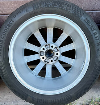 Originál alu kolesá volkswagen merano 5x112, nové pneu - 8
