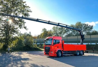 9585 - MAN TGS 26.470 - 6x2 – NOVÉ - Valník + HR-HIAB X 228- - 8