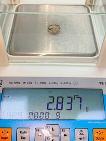 Zlaty damsky prsten Diamanty Vaha 2,837 g - 8