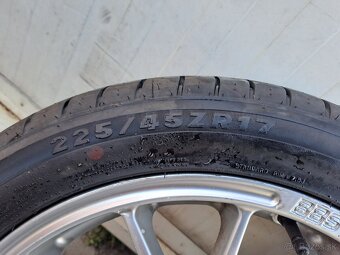 Predám elektróny BBS 225/45 R17 5x112 - 8